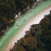 Kajakken op de Soča rivier | Slovenië van Laura Dijkslag