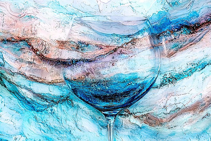 Abstract glass in colourful textures by Imperial Art House