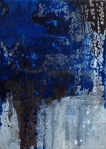 bleu brun abstrait sur Ela Szczepaniak