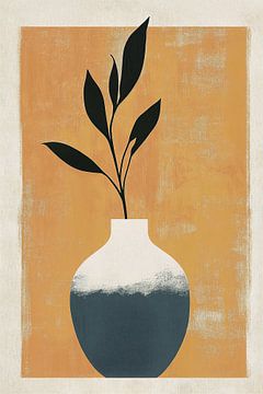 Contrasterende Vaas no.3 van Studio BB