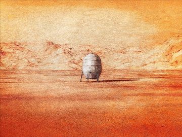 Landing op Mars van Frans Blok