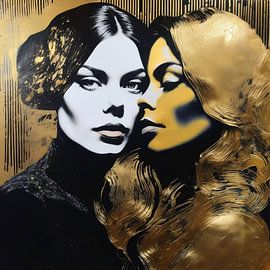 Gold Edition - Leave me - Pop Art - Felix von Altersheim - Cooperation Team W 32 by Team W 32 Gallery