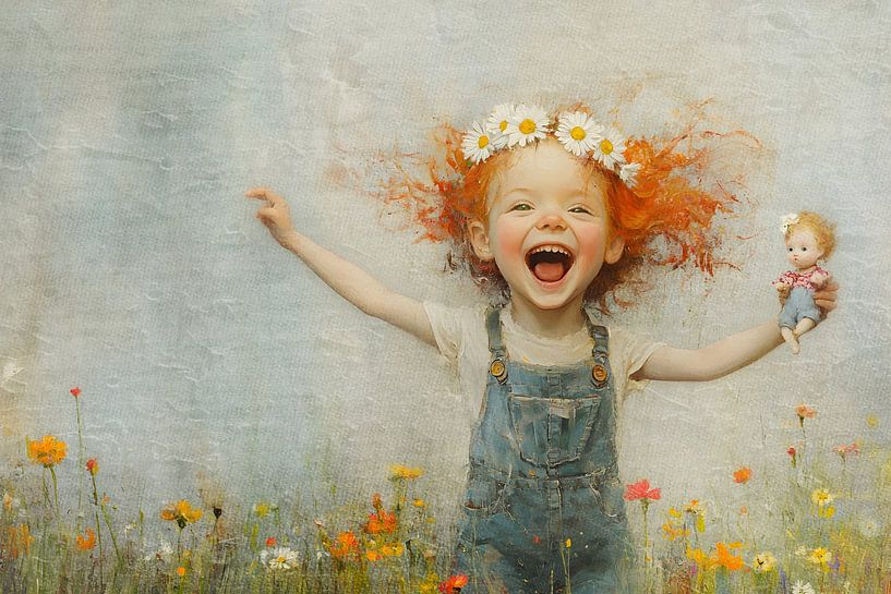 Blumenmädchen von Heike Hultsch