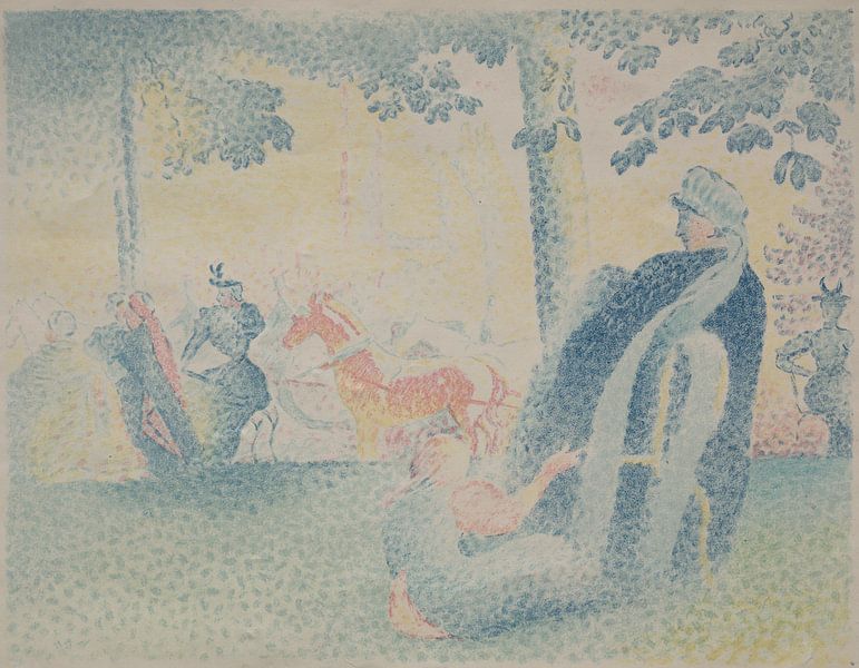 Dans le parc, Croix Henri-Edmond par Des maîtres magistraux