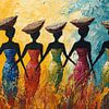 Afrikaanse traditionele vrouwen van PixelPrestige