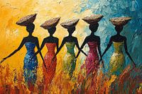 Afrikaanse traditionele vrouwen