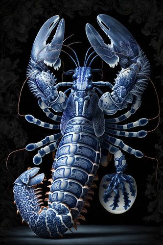 Lobster luxe - Lobster bleu Delft - Classique moderne