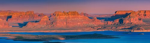 Panorama Sunset Alstrom Point, Lake Powell