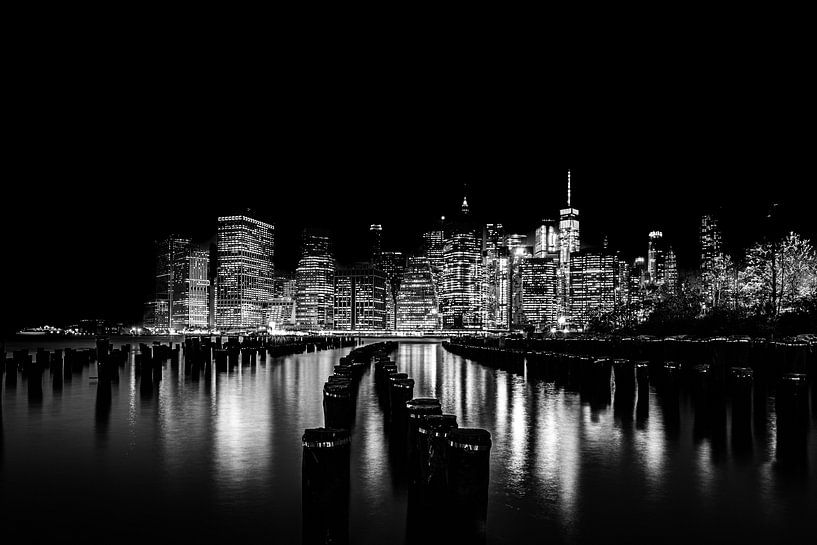 FineArt in zwart-wit, Manhattan van Eddy Westdijk