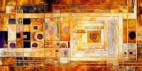 Abstraktes Goldenes Chaos