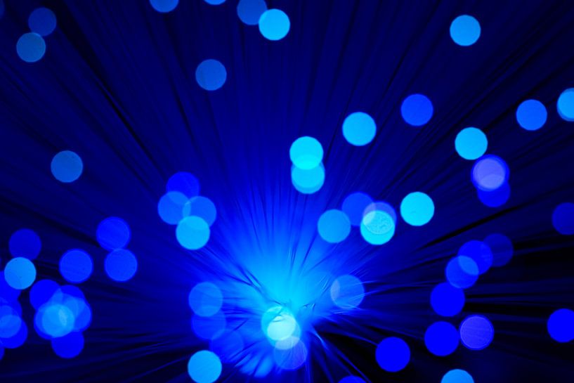 Concept de technologie de la fibre optique par Sjoerd van der Wal Photographie