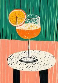 Cocktail pétillant à l'orange sur Niklas Maximilian