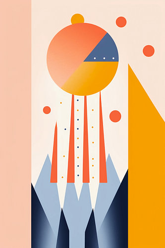modern sunset