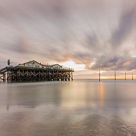 Mooie avond in Sankt Peter-Ording van Ursula Reins