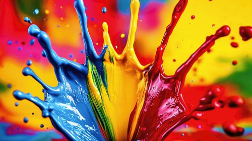 Kleurenexplosie in kroonvorm