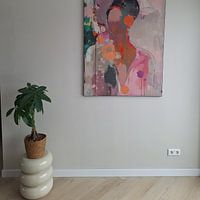 Photo de nos clients: Portrait coloré, moderne et abstrait par Carla Van Iersel, sur ArtFrame