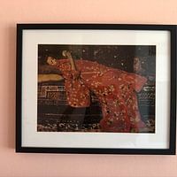 Customer photo: George Hendrik Breitner. Girl in Red Kimono, as poster