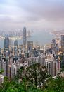 Het uitzicht van Hong Kong van Victoria Peak van Lorena Cirstea thumbnail