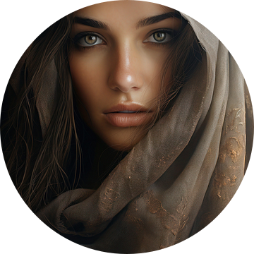 Zephyr - Veiled Woman Brown van Michou