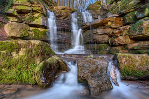 Wasserfall in der Margarethenschlucht