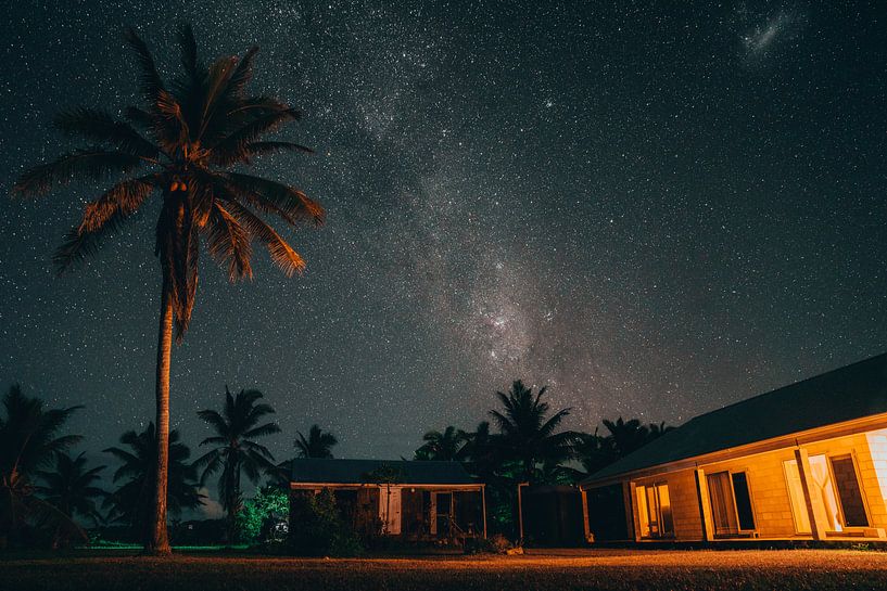 Galaxie à Aitutaki, îles Cook par Jaco Pattikawa
