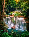Huay Mae Khamin Wasserfall Thailand von Niels Tichelaar Miniaturansicht