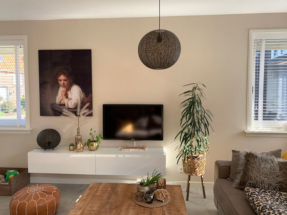 Mädchen im Fenster - Rembrandt van Rijn 