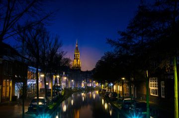 Nieuwe Kerk from Oosteinde in Delft by Ricardo Bouman Photography