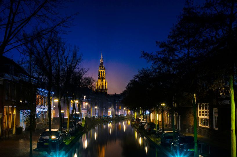 Oosteinde et Nieuwe Kerk dans Delft par Ricardo Bouman Photographie