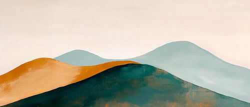 Abstract berglandschap