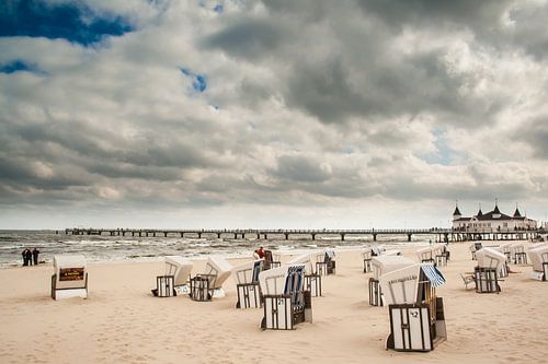 Seebrücke Ahlbeck van Steffen Schöne