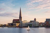 Blick über die Warnow auf die Hansestadt Rostock von Rico Ködder Miniaturansicht