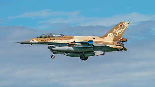Chasseur F-16D Barak de l'armée de l'air israélienne.