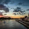 Sonnenuntergang IJssel Deventer von Patrick Rodink
