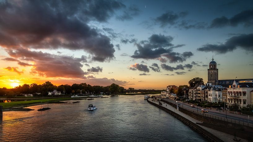 Sunset IJssel Deventer by Patrick Rodink