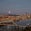 Pittsburgh - full moon rising van Sander Knopper