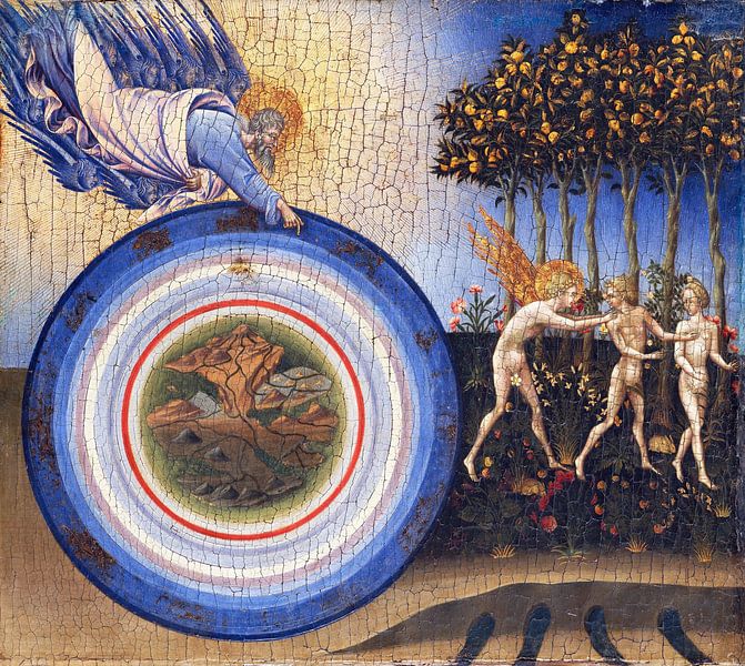 Giovanni di Paolo, The creation of the world and the expulsion from he by Atelier Liesjes