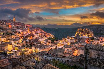 Sunrise in Matera, Italy by Michael Abid