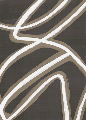 Abstrakte Linie | Schwarz