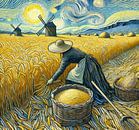 Récolte des grains par Kay Weber Aperçu