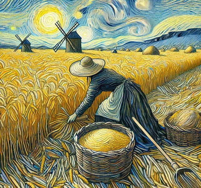 Récolte des grains par Kay Weber