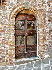Ornate Door Panicale Italy by Dorothy Berry-Lound
