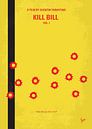 No048 My Kill Bill - part 1 minimal movie poster van Chungkong Art thumbnail