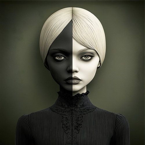 Zwart-wit dubbelleven