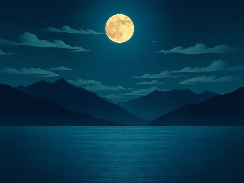 Sérénité lumineuse du lac par Artistic