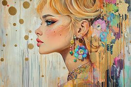 Vrouwenportret Kleur van Blikvanger Schilderijen