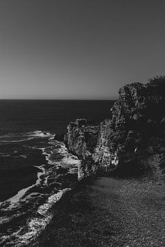 Rocks in the Atlantic Ocean near Nazaré by Esther Gerritsen