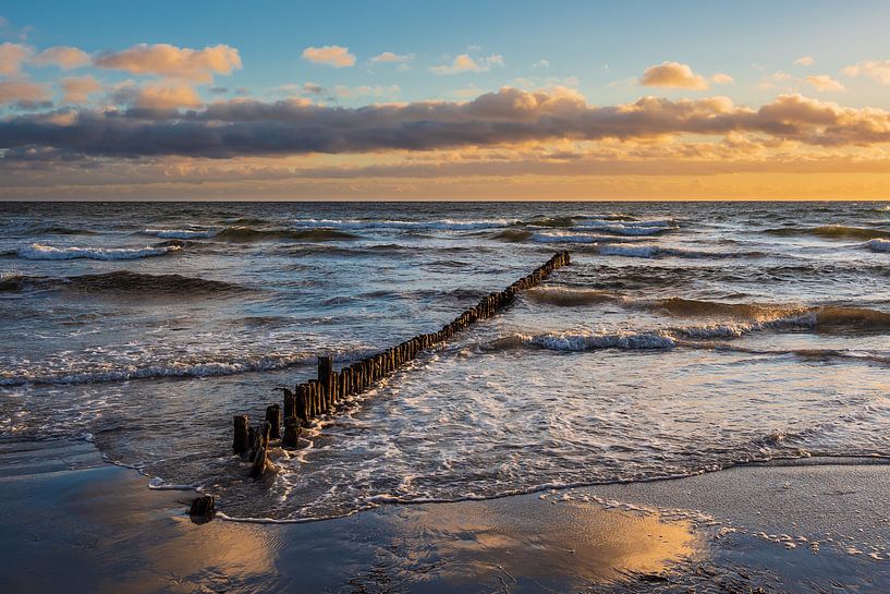 Ostseeküste auf der Insel Moen in Dänemark von Rico Ködder