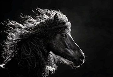 Mysterious Dartmoor Pony by Karina Brouwer