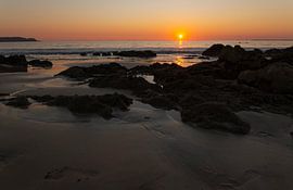 Sunset over the Bay of Bengal, Myanmar by Marco Heemskerk